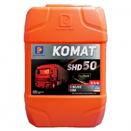 Dầu động cơ PLC Komat SHD 50 Dầu động cơ PLC Komat SHD 50